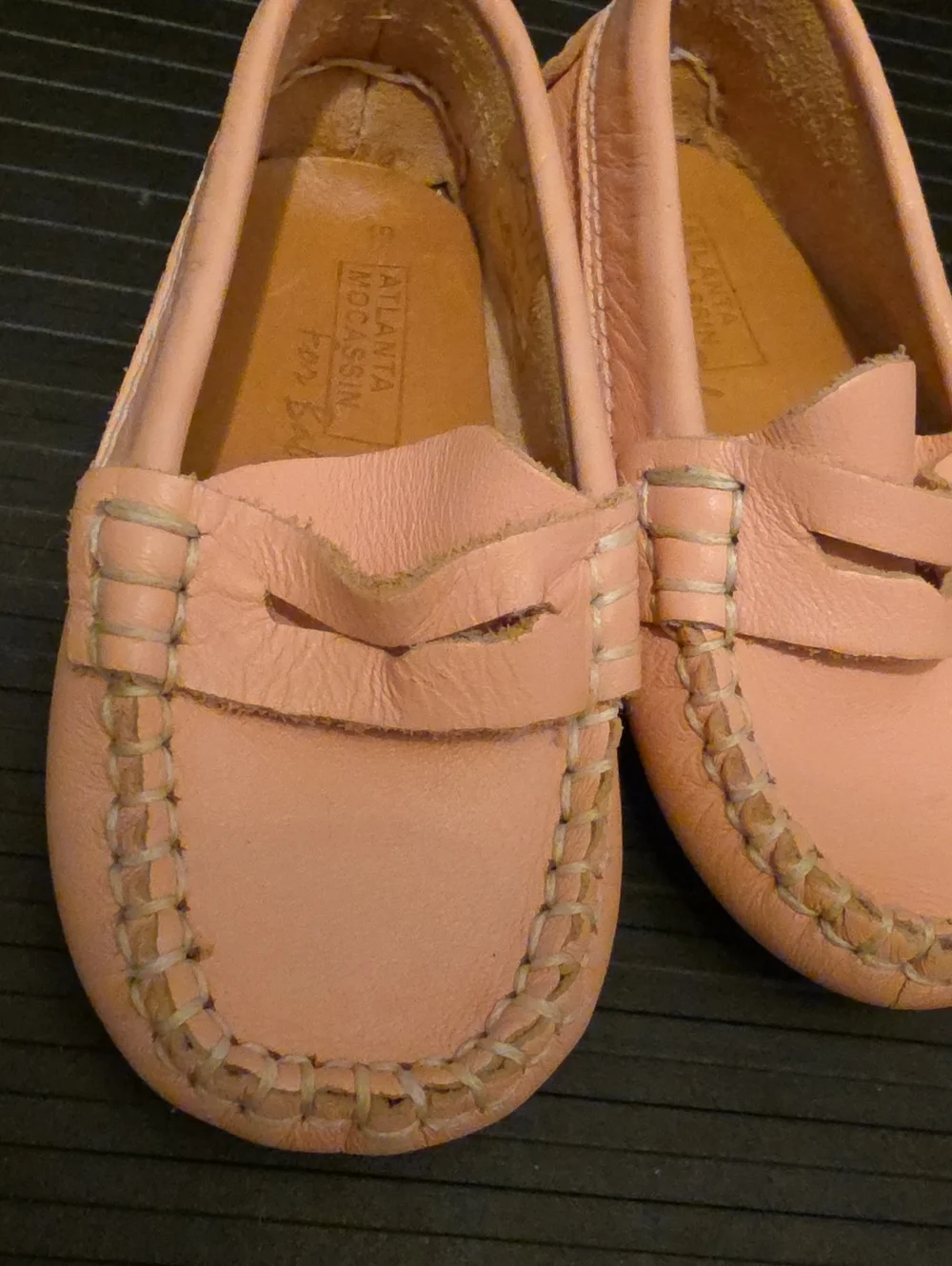 Toddler's Pink Atlanta Moccasins Size 19